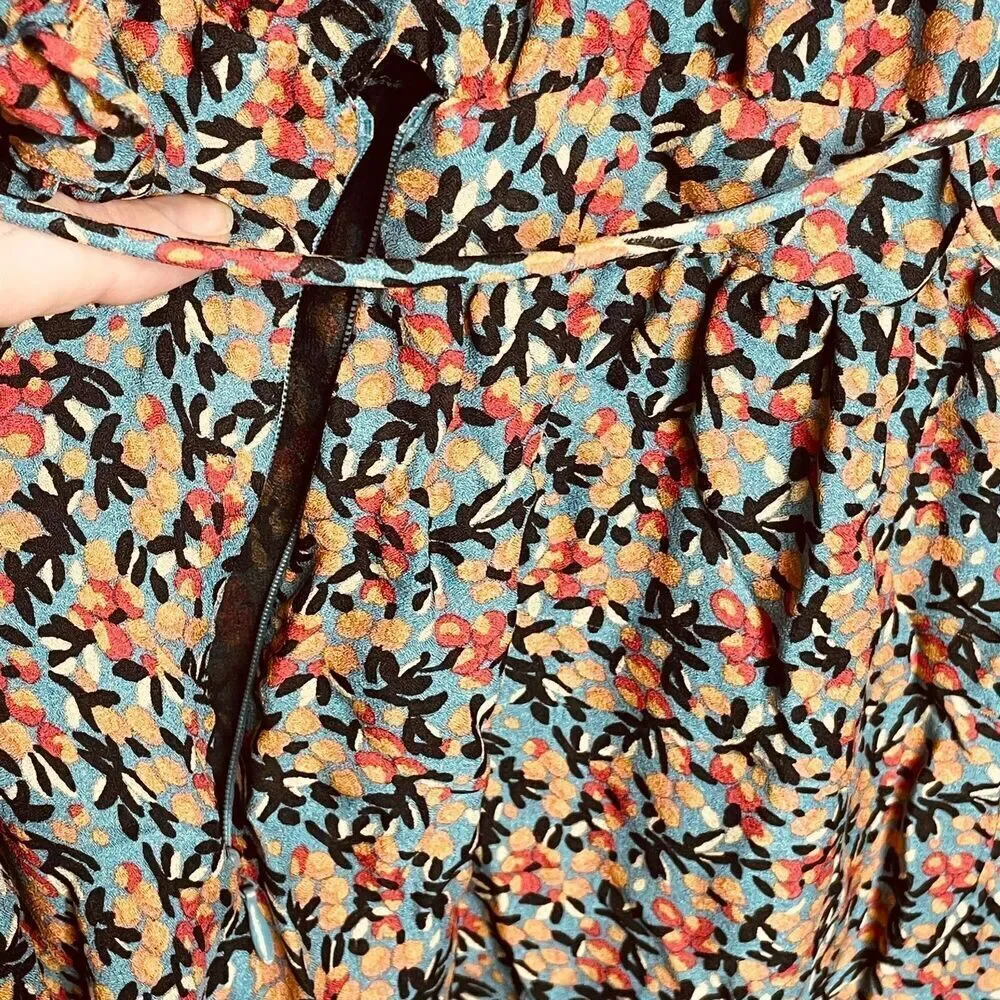 Derek Lam Collective Floral Tie Dress - Picture 15 of 16